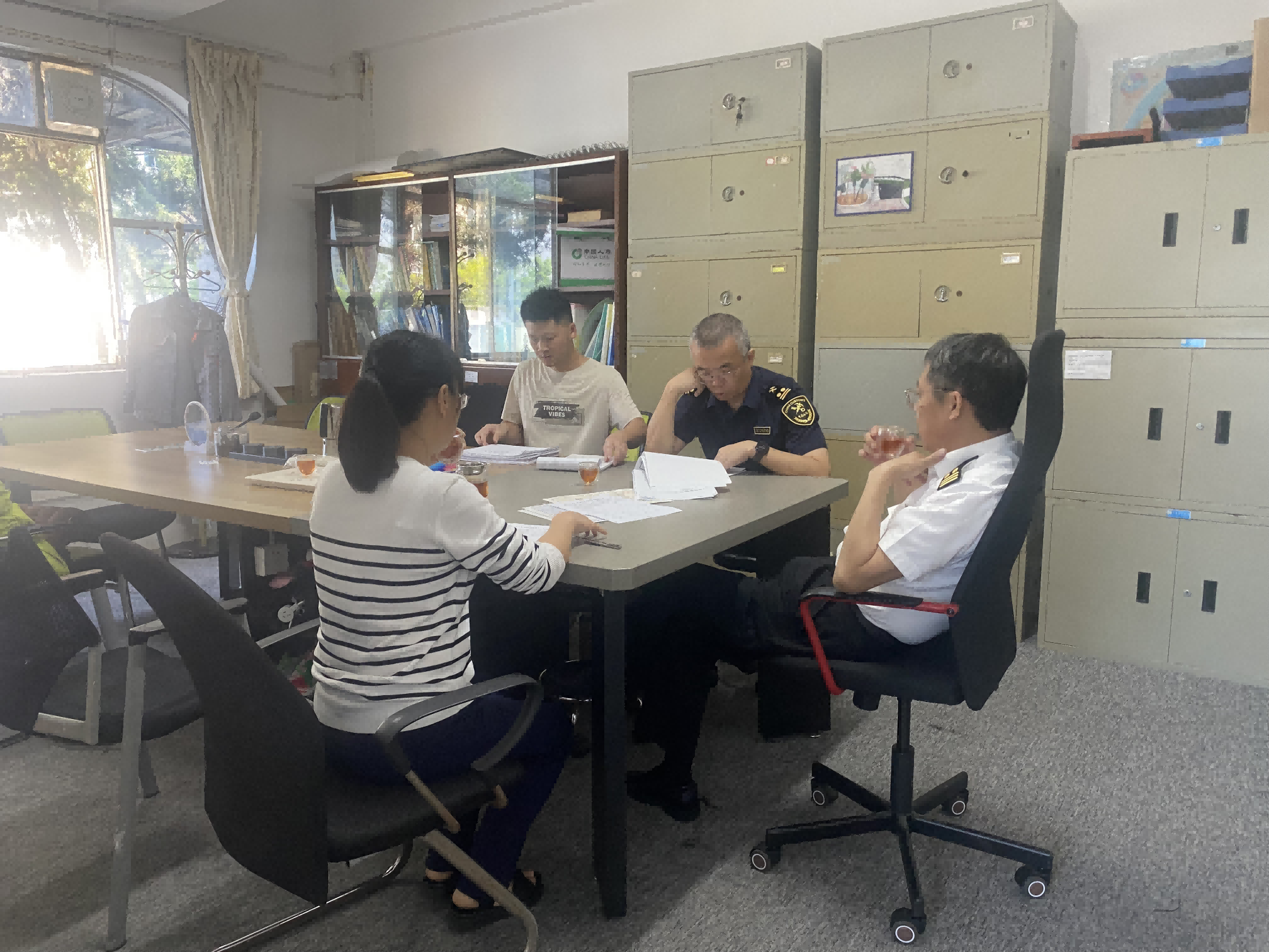 Xiamen Jitong Customs officials conducting routine supervision at ELISHA beverage factory.png